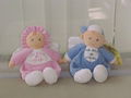 Infant Velour Easter Rattle Friends