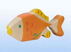 wooden toys (MY20-1001)-wooden fish