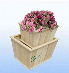 wooden box ( MY11-1086) - wooden flower