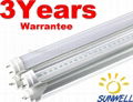 LED T8/T10 Tube 120cm(5ft) with 3years warranty