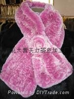 獺兔編織圍巾 3