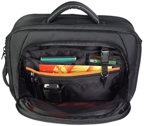 Brand New Black Nylon Notebook/Laptop Shoulder Bag 2