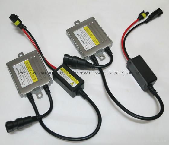 2012 New F3 35W Fast Bright 0.1 Second Quick Start Slim Ballasts F5 55W F7 70W 2