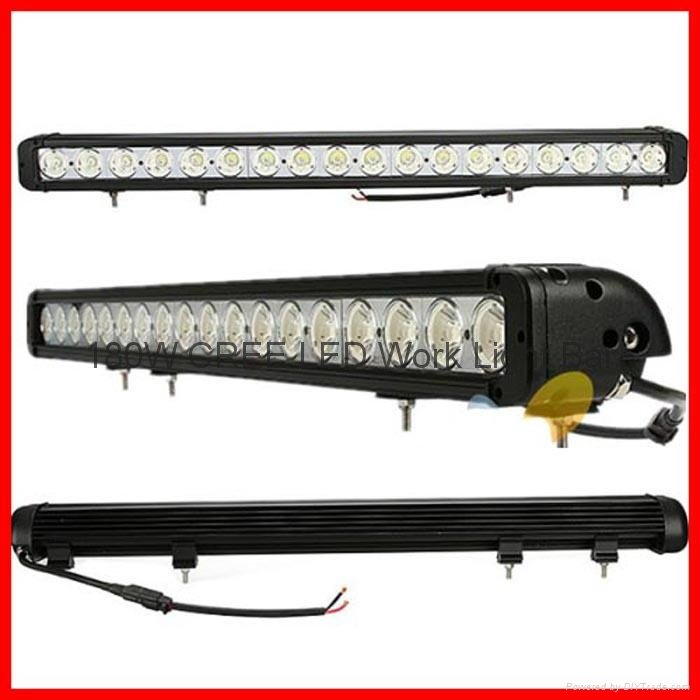30" 180W CREE LED Work Light Bar 18-LED(10W) SUV ATV 4x4 Spot Flood Beam 12150lm 2