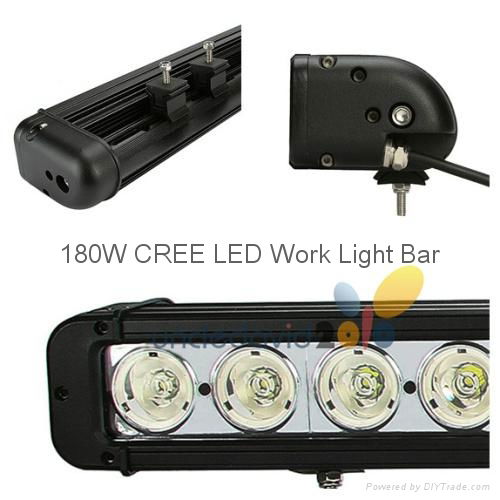 30" 180W CREE LED Work Light Bar 18-LED(10W) SUV ATV 4x4 Spot Flood Beam 12150lm 3