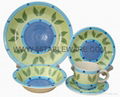 stoneware handpainted 20pc dinner set 1