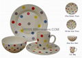 Polka dots 16pc dinner set 1