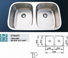 stainless steel sink