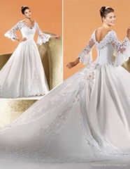 wedding dress,evening dress