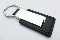 leather keychain