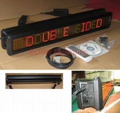 LED double-sided display