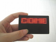 LED badge (scrolling display)