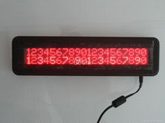 small LED scrolling display
