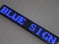 semi-outdoor blue LED sign 2