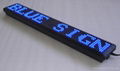 semi-outdoor blue LED sign 5