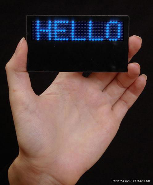 LED name badge