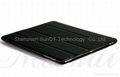 Ultra Slim PU Leather iPad 3 Smart Case Cover with Sleep Wake