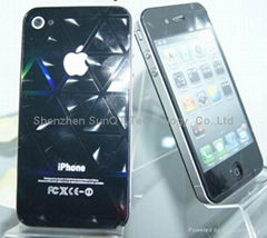 3D Diamond Shape Pattern Screen Protector For Iphone 4G/4GS