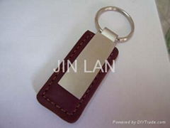 leather keychain