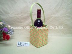 Basket for wine bottle