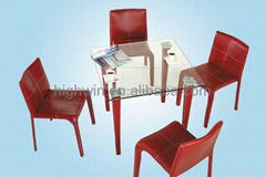 DINING TABLE(HWT-008)&DININNG CHAIR(HWC-043)