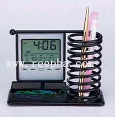 LCD Calendar with Pen Holder