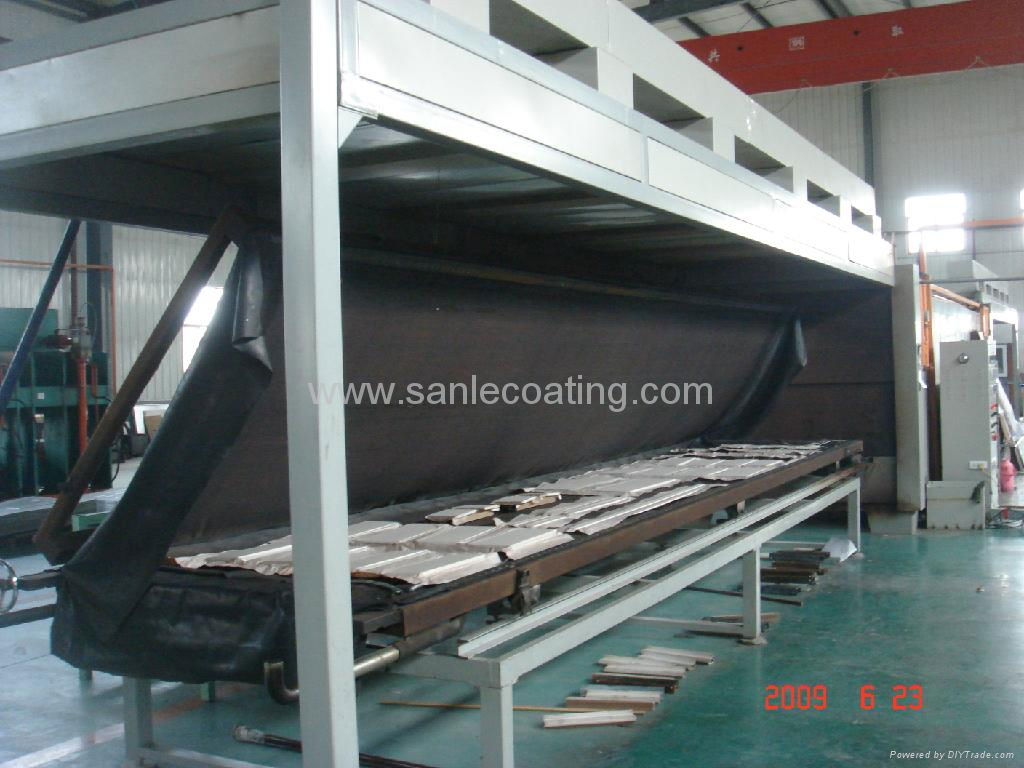 vacuum transfer printing machine for aluminium profile and sheet 2