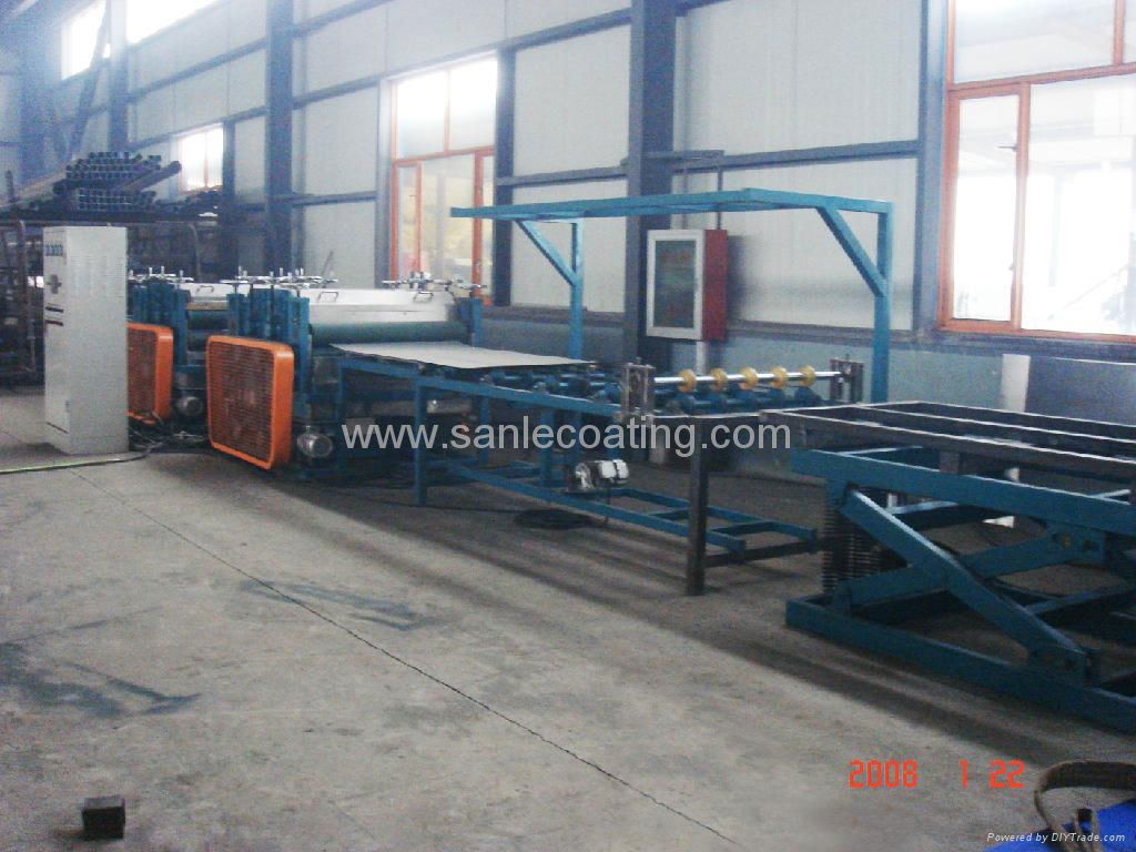 automatic pretreatment machine for metal sheet before surface finishing 2