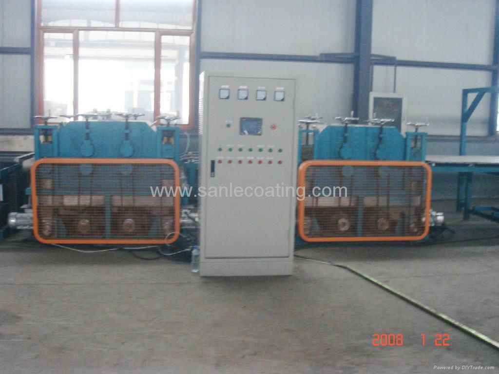 automatic pretreatment machine for metal sheet before surface finishing 3