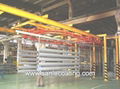 aluminium profile powder coating line