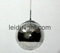 mirror ball suspension lamp