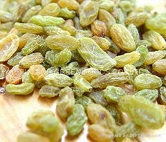 Green raisins