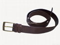 Mens leather belt