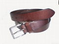 Mens leather waist belt