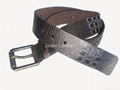 Mens leather belt