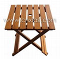 Split-wood Top Square Table