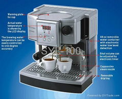 PID controlled espresso and cappuccino machine