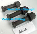 Auto wheel  bolt and nut assembly