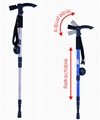 Retractable Alpenstock(crutch) with led torch (DS056) 1
