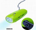 dynamo emergency LED torch/led flashlight