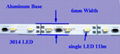 Slim LED Rigid Strip 6mm width ,edge