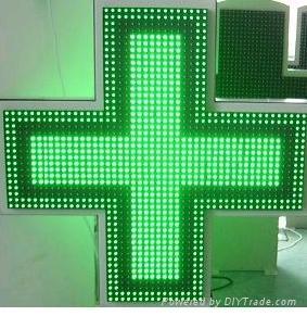 LED Green Cross 1