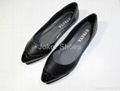 Woman Flat and Pointed toe snake PU casual Shoes 3
