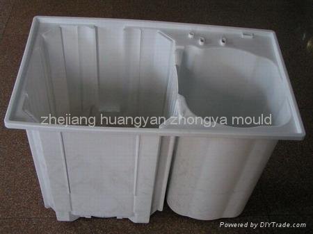 washing machine and wiring or parts of plastic mould