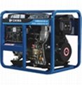Open frame diesel generator