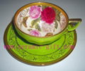 good quality bone china ceramic mug & saucer 1