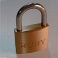 #4117 Medium Duty Brass Padlocks.