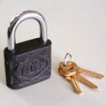 #4151 Cast Iron Padlocks Black Color.