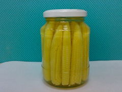 Baby Corn in Glass Jar