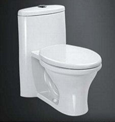one-piece toilet  